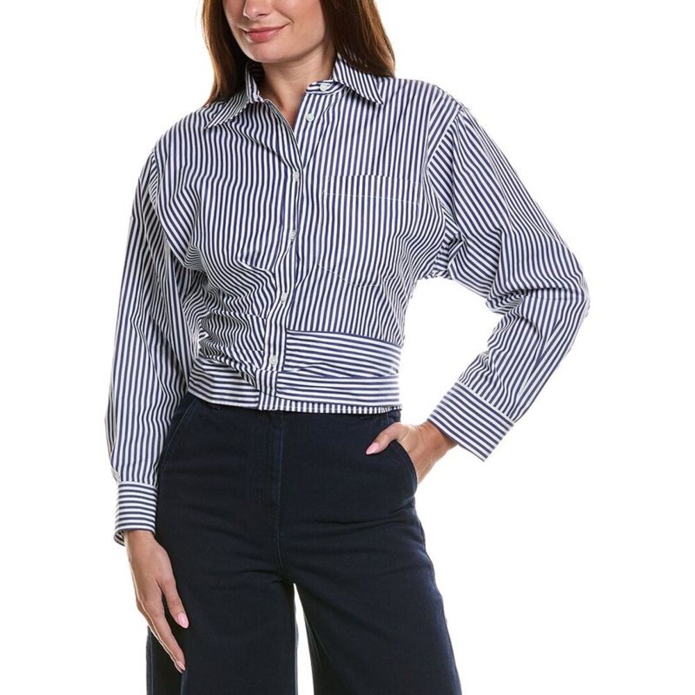 Weekend Max Mara Womens  Fresco Shirt, Navy